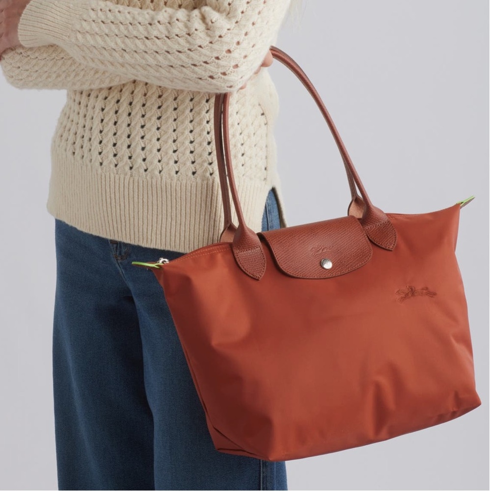Longchamp Medium Le Pliage in Cognac 🥃